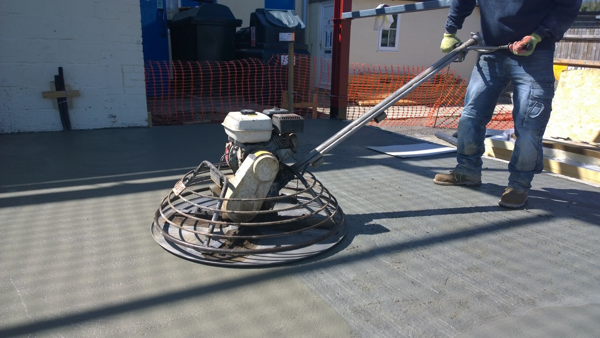 Power cheap floated concrete